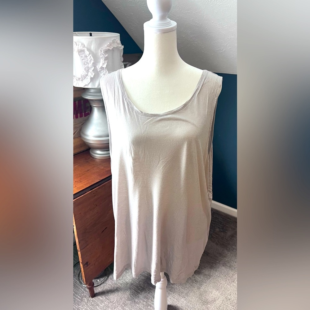 CJ Banks Silver Tank